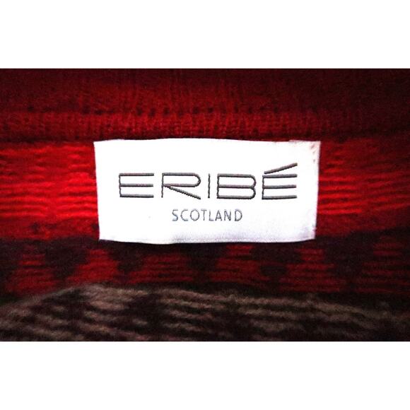 ERIBE SCOTLAND Cairngorm Fair Isle Merino Wool Turtleneck Sweater L XL NWT $350 - Picture 6 of 12